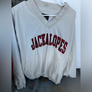 Vintage Odessa Jackalopes bomber pullover